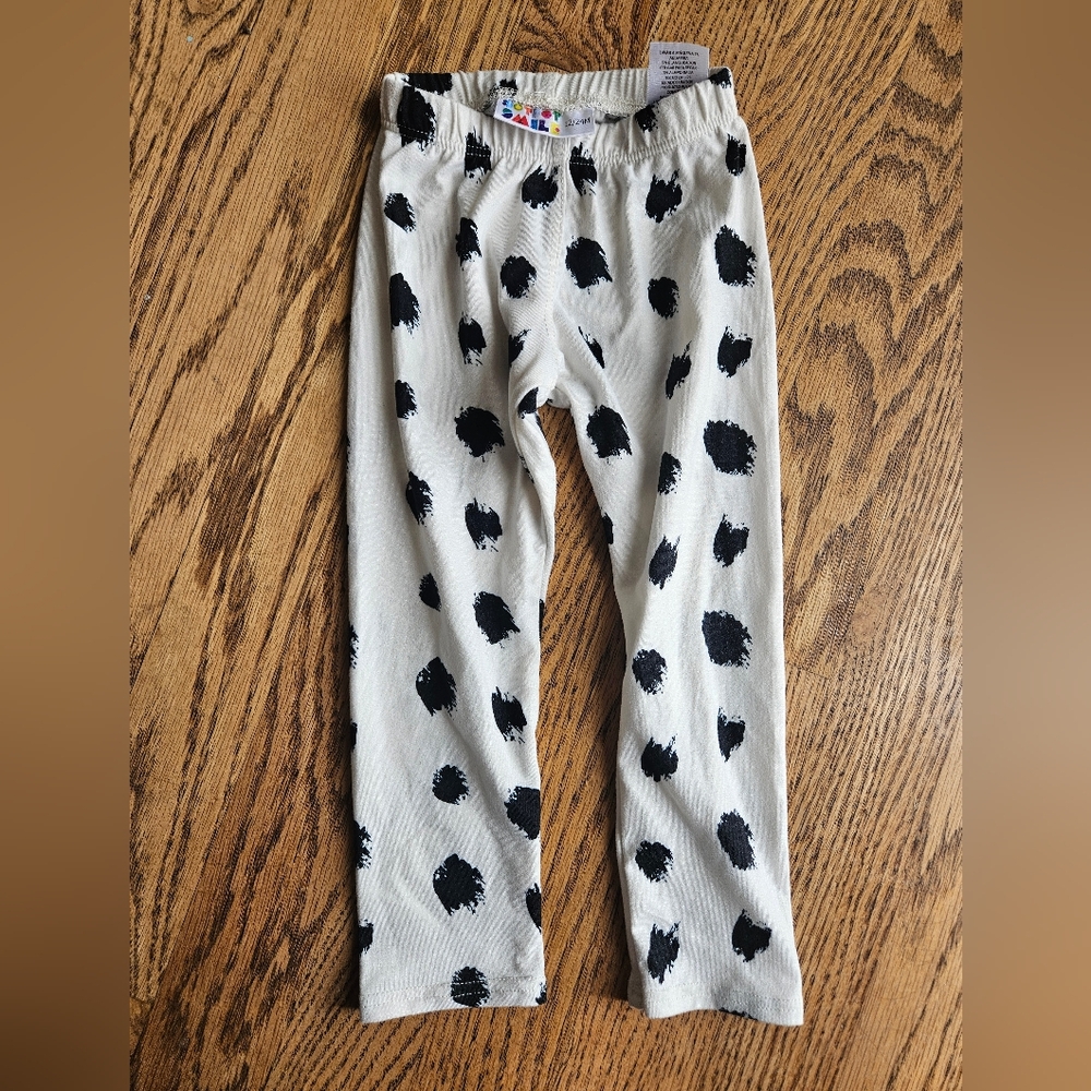 Black and White Polka Dot Pants